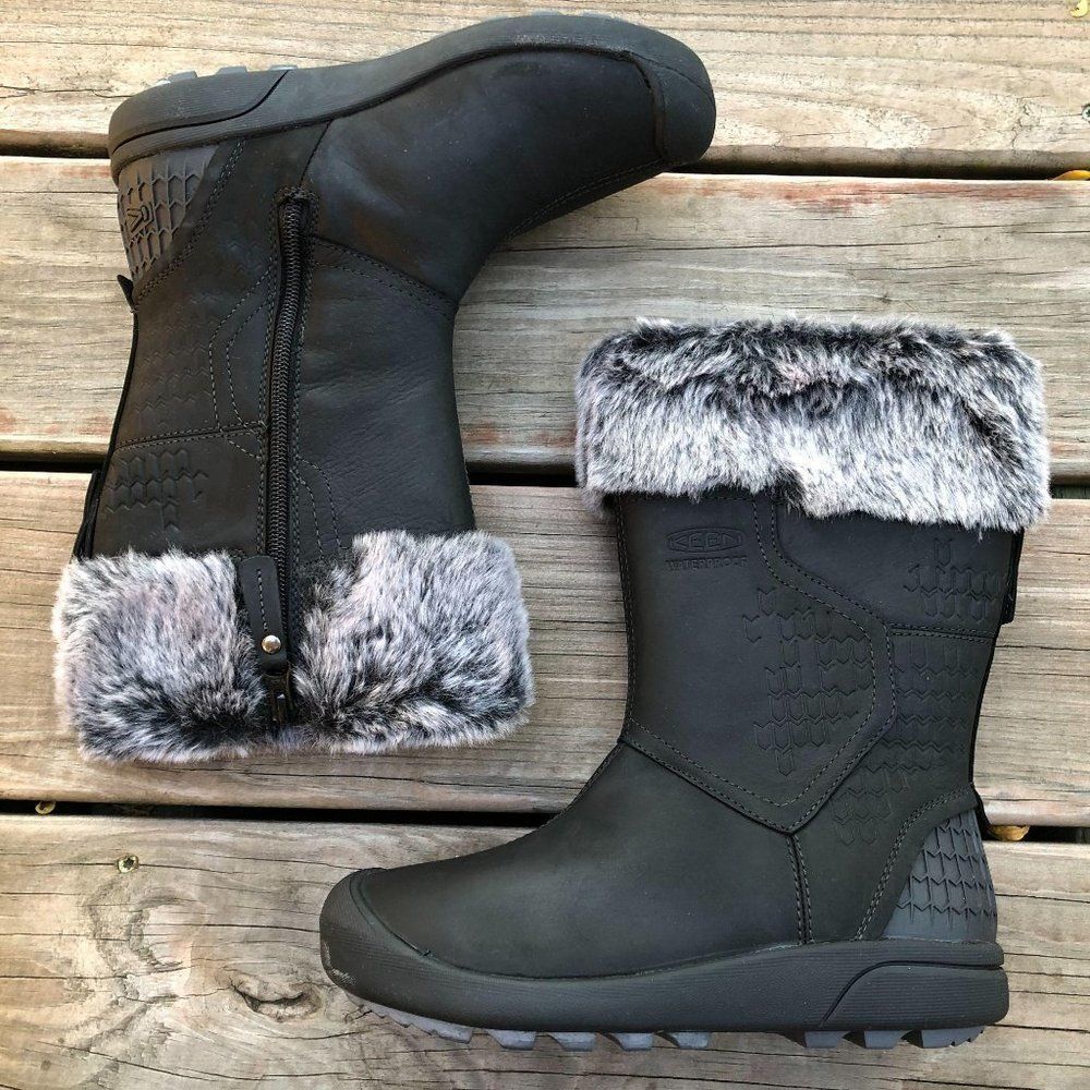 KEEN Fremont Zip Waterproof Faux Fur Winter Boot New with the Box